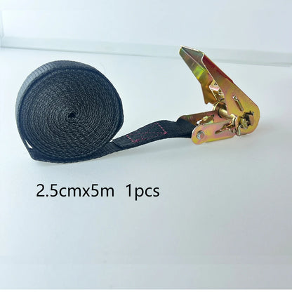 Heavy-Duty Ratchet Cargo Tie Down Strap