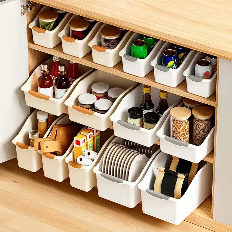 Multipurpose Plastic Storage Basket for Home Organization