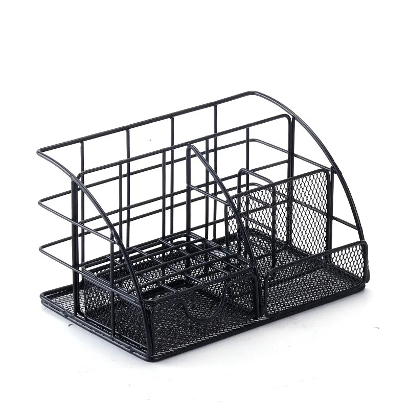 Rose Gold Mesh Desk Organizer