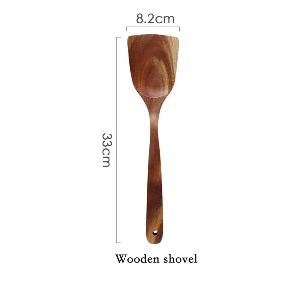 Wooden Kitchen Utensil Set
