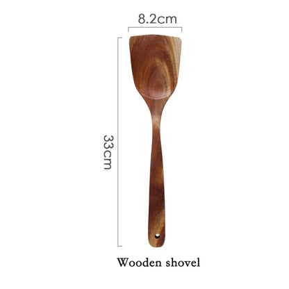 Wooden Kitchen Utensil Set