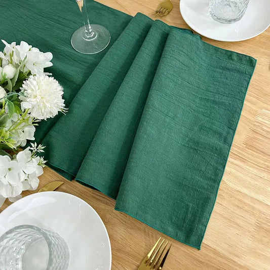 Sage Green Christmas Table Runner