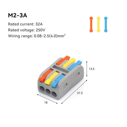 Mini Push-In Wire Connectors