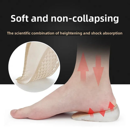 Height Increase Silicone Heel Lift Insoles