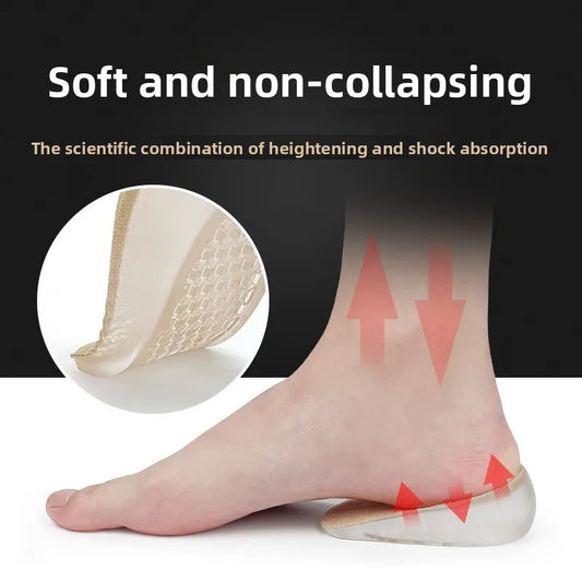 Height Increase Silicone Heel Lift Insoles