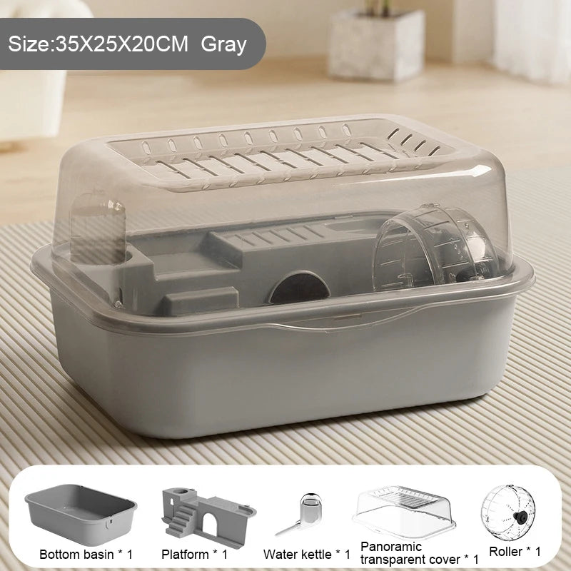 Plastic Hamster Cage Pet House with Accessories