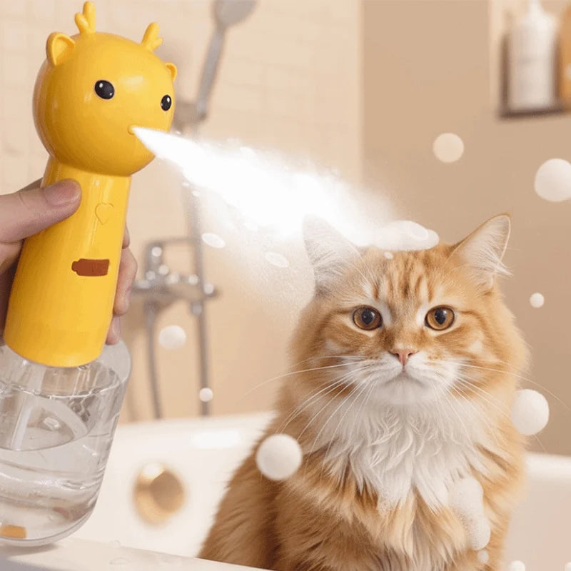Electric Pet Bath Bubble Machine