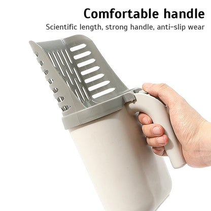Self-Cleaning Cat Litter Scoop with Waste Bin & Refill Bags