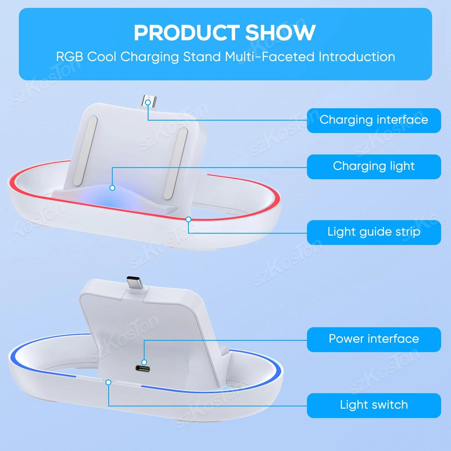 PS Portal Charging Dock Station with RGB Light