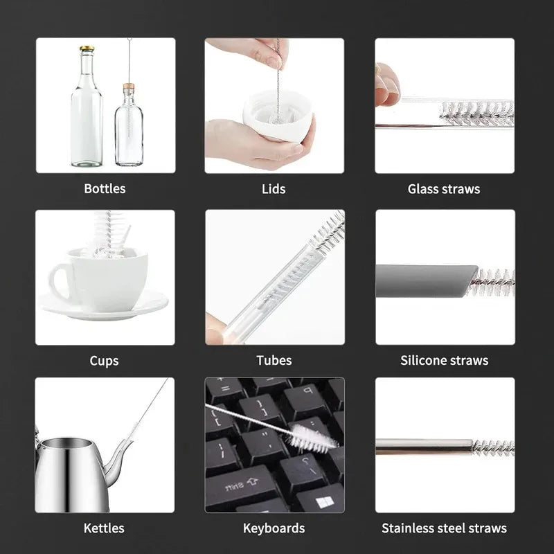 Bottle & Straw Cleaning Brush Set
