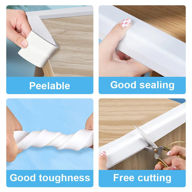 2-Meter EVA Single-Sided White Foam Tape