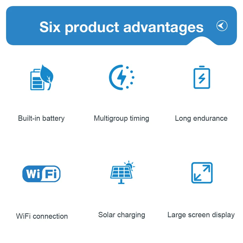 Smart Solar WiFi Irrigation Timer