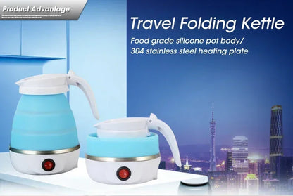 Mini Foldable 600ml Electric Kettle