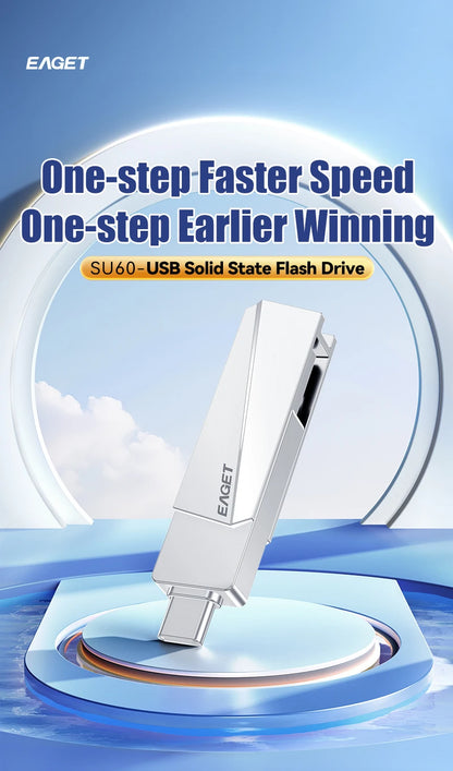 Eaget Dual USB-C & USB 3.2 Flash Drive