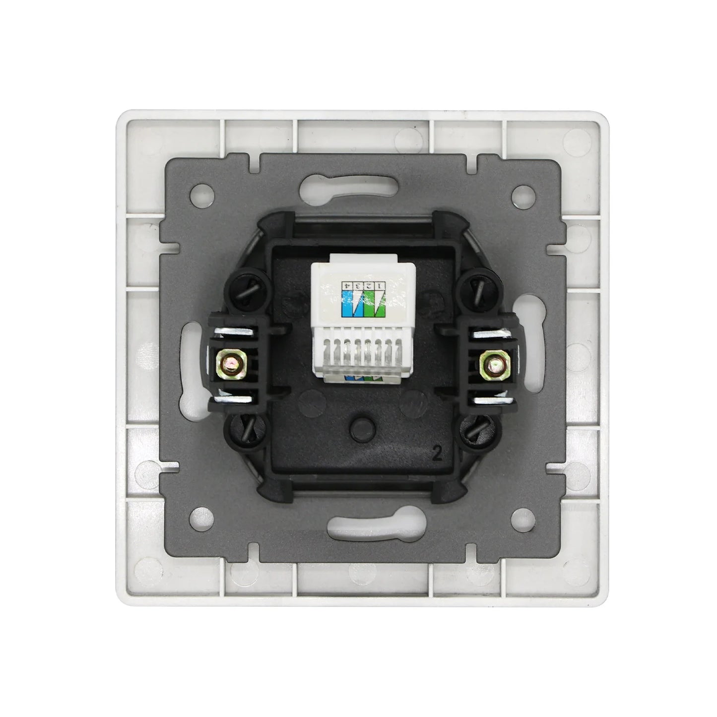 BSEED Glass Wall Socket Outlet – TV, RJ45, Telephone & Satellite