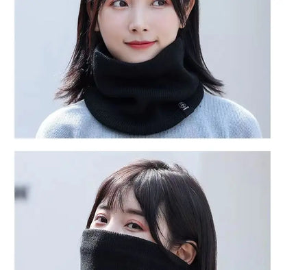 Fleece-Lined Knitted Neck Warmer