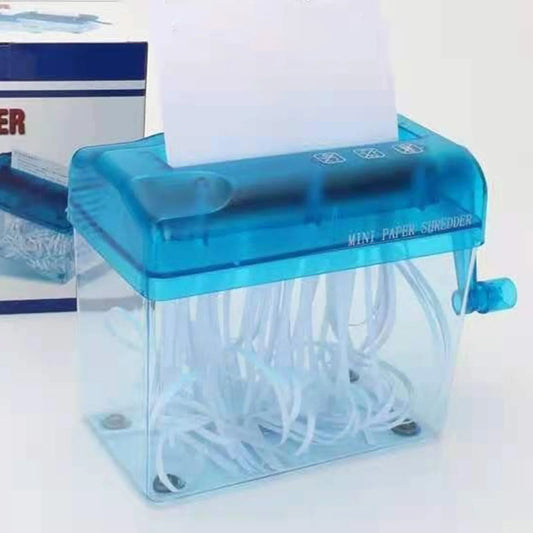 Portable Manual Paper Shredder