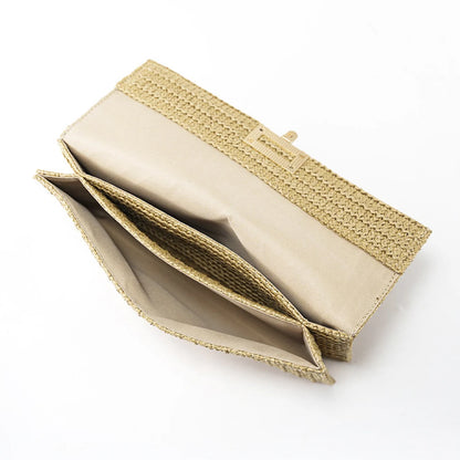 Straw Woven Clutch Bag