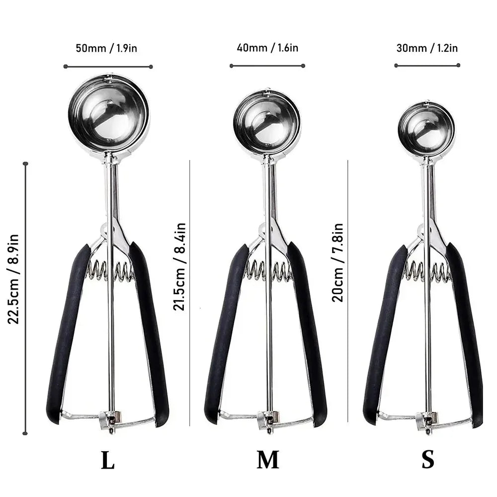 Stainless Steel Cookie Dough Scoop