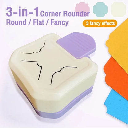 3-in-1 Corner Rounder Punch