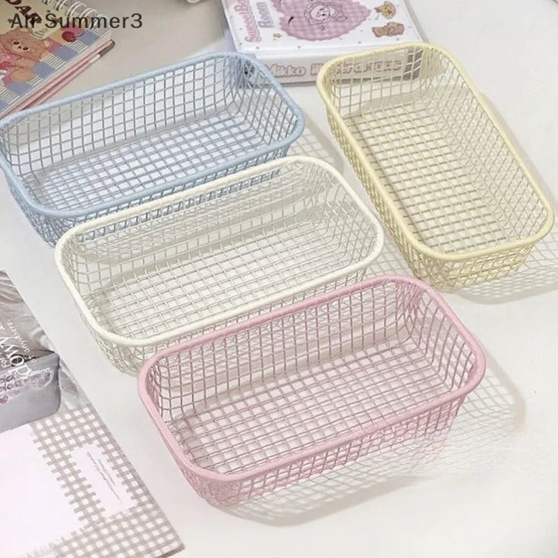 Metal Wire Desktop Storage Basket