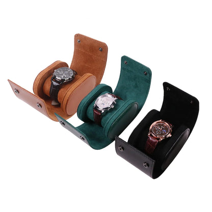 Single Watch Storage Case with Protective Cushion