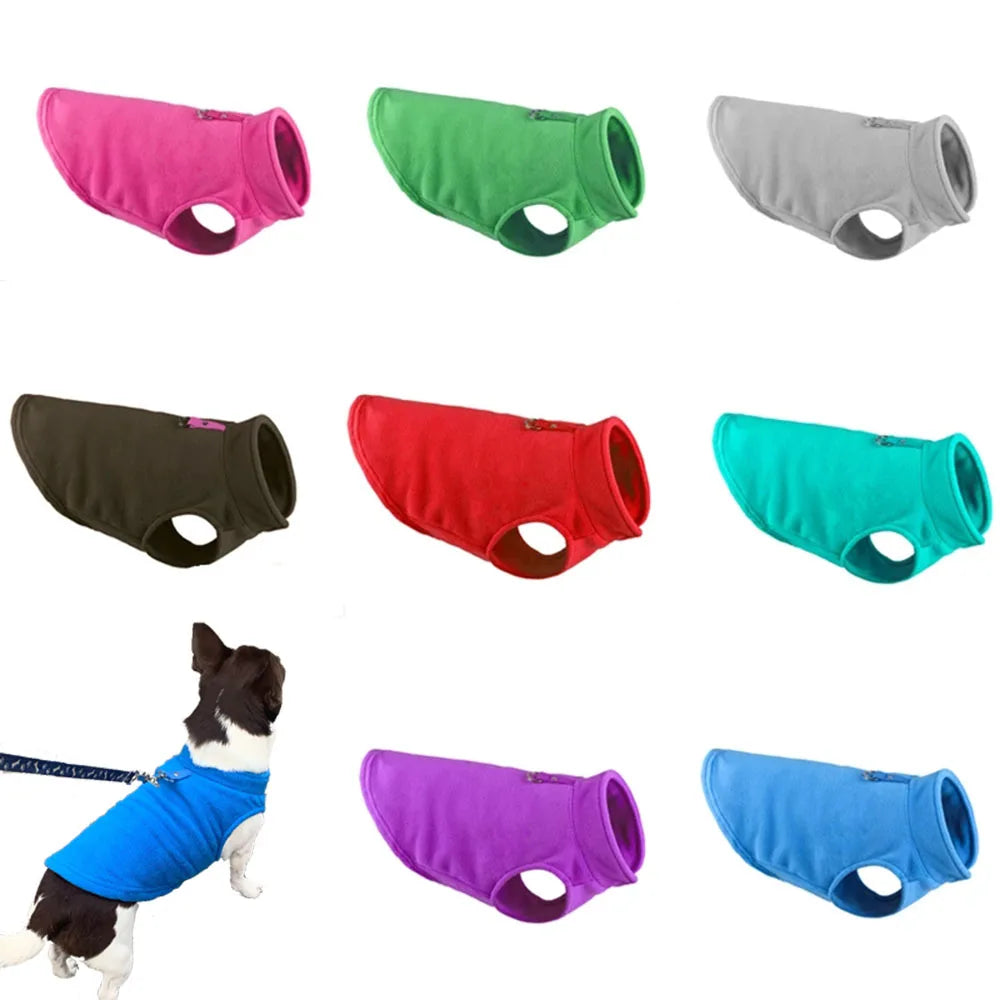 Fleece Dog Vest Jacket