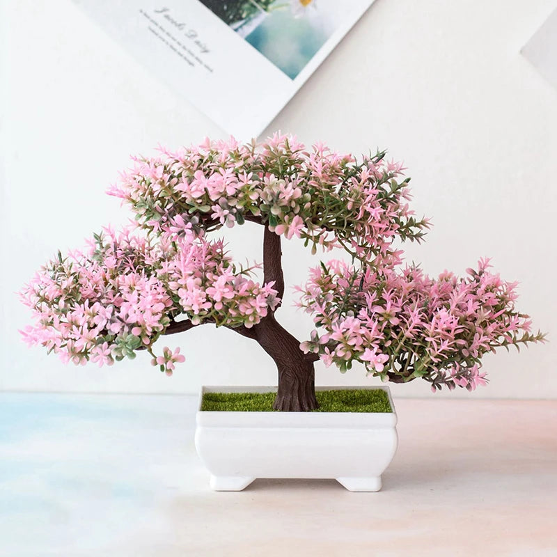 Artificial Bonsai Tree in Decorative Pot