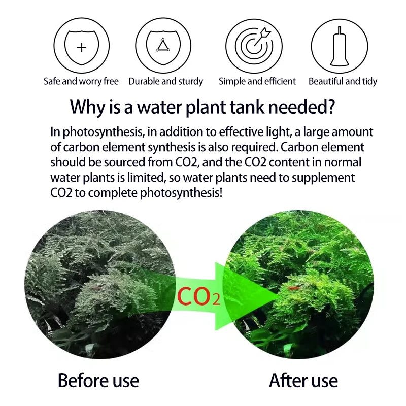 Aquarium CO₂ Aluminum Cylinder