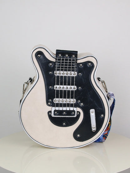 Guitar Shape Crossbody Shoulder Bag