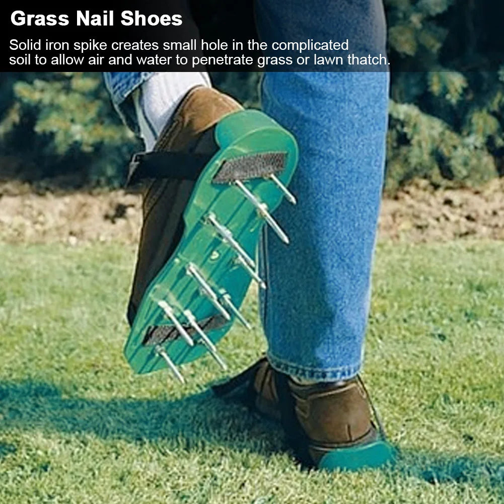 Grass Nail Shoes Lawn Aerator Sandals