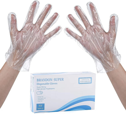 Disposable Food Handling Gloves for Cooking, Baking & Kitchen Cleaning