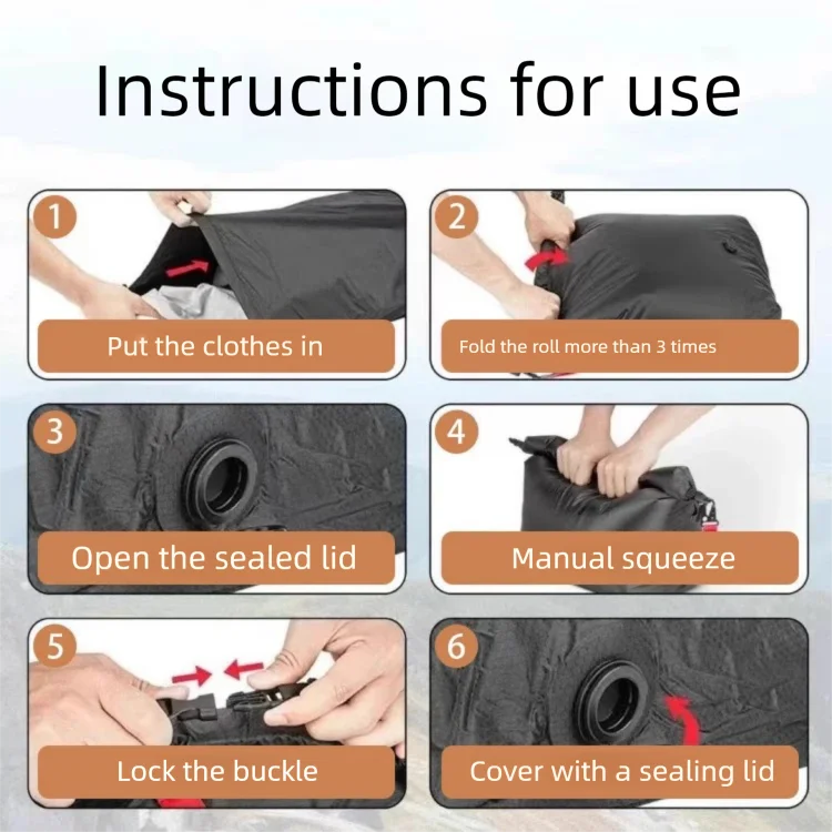Vacuum Compression Travel Storage Bag