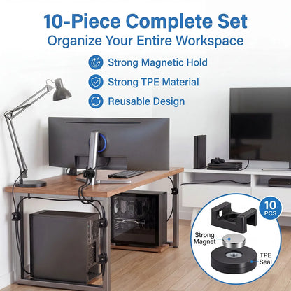 Magnetic Zip Tie Cable Holders Organizer
