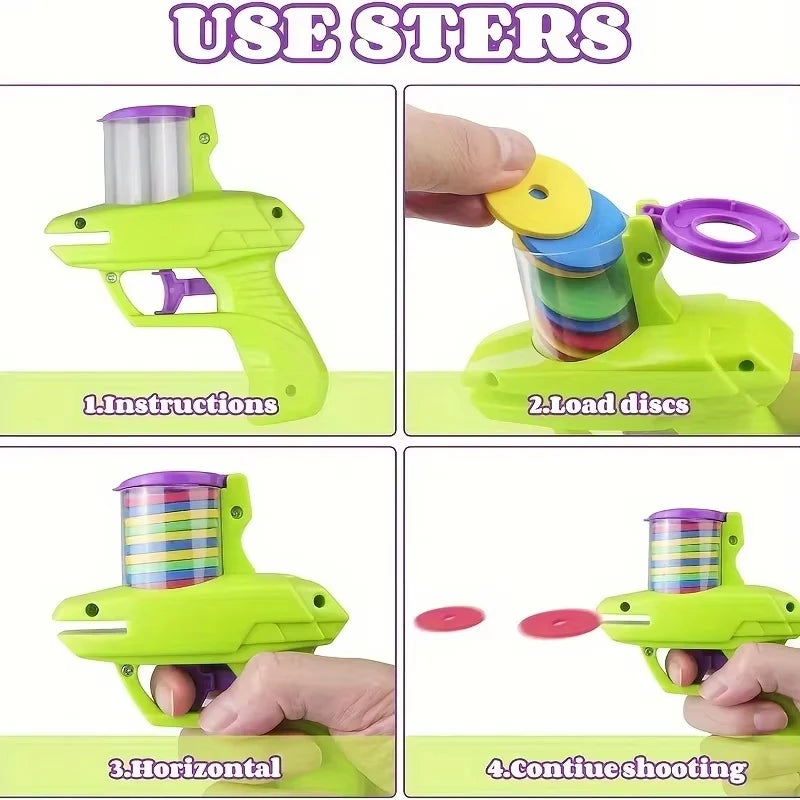 Interactive Foam Disc Launcher Toy
