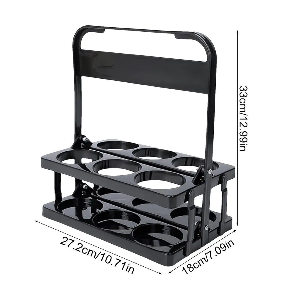 Foldable 6-Bottle Drink Carrier