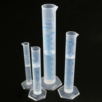 Plastic Graduated Measuring Cylinder with Hexagonal Base
