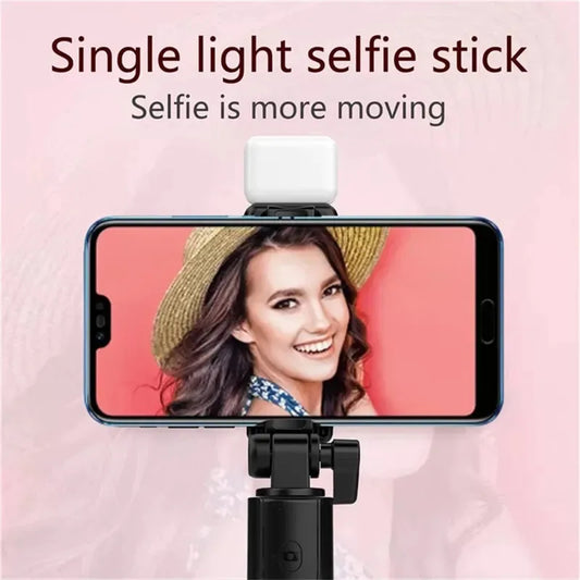 Bluetooth Selfie Stick Tripod with Fill Light