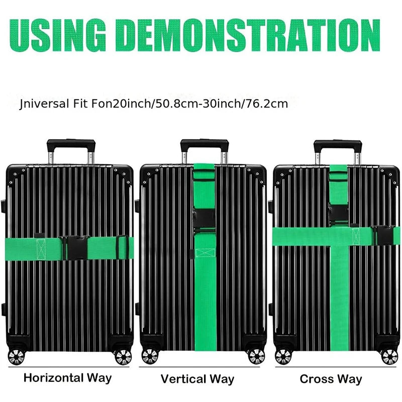 Adjustable Luggage Strap Set