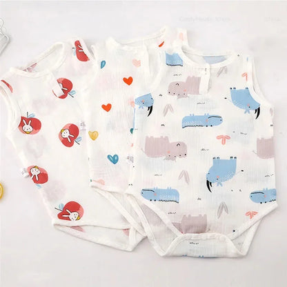 Cute Cartoon Baby Bodysuit