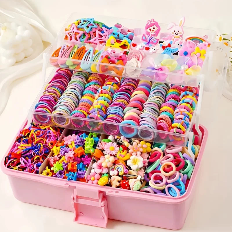 718pcs Girls Hair Accessories Set