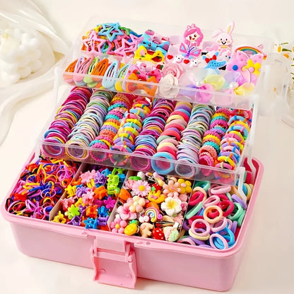 718pcs Girls Hair Accessories Set