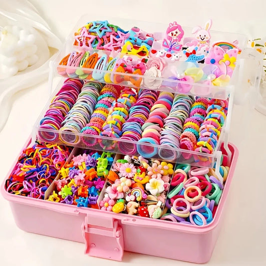 718pcs Girls Hair Accessories Set