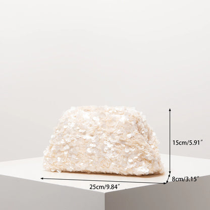 Sequin Evening Clutch Bag