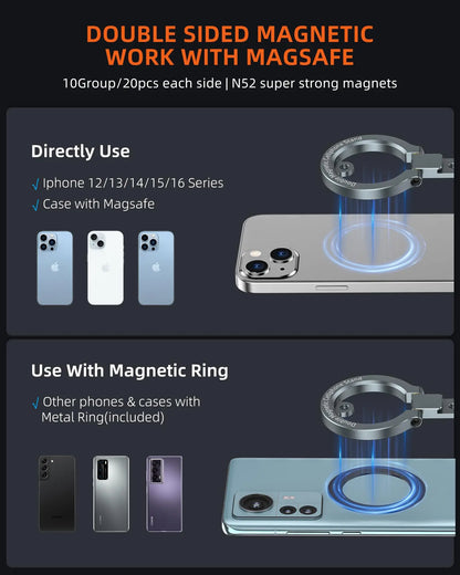 Dual Magnetic Phone Stand Mount