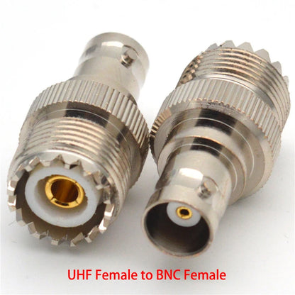 BNC to UHF RF Coaxial Adapter