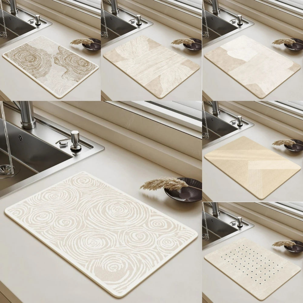 Diatom Mud Kitchen Drying Mat