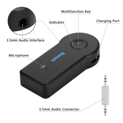 XIKCU Bluetooth Audio Adapter Receiver Stereo 3.5mm