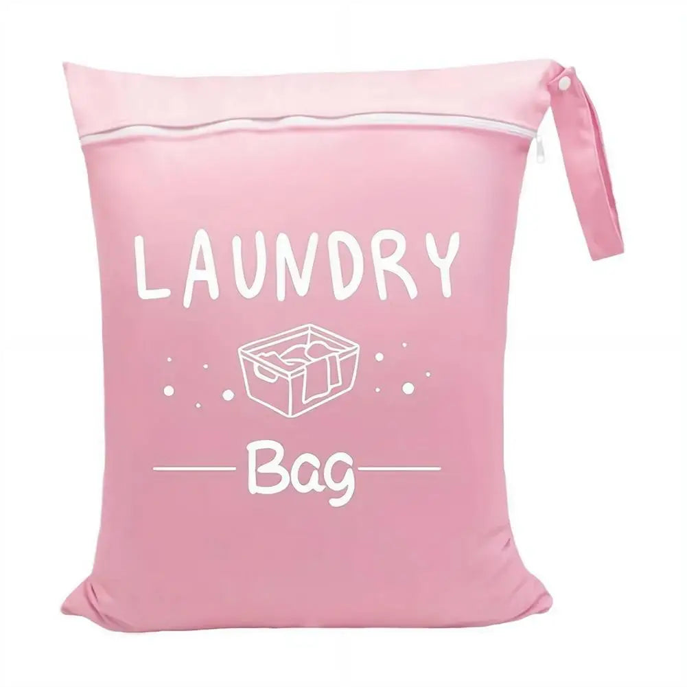 Waterproof Travel Laundry Bag with Hanging Strap