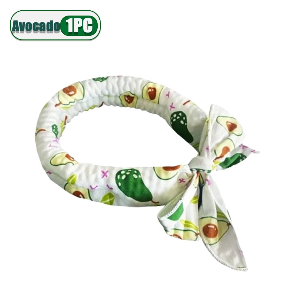 Pet Cooling Ice Scarf – Reusable Summer Neck Wrap for Dogs & Cats